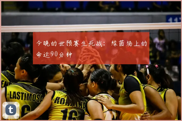 今晚的世预赛生死战：绿茵场上的命运90分钟